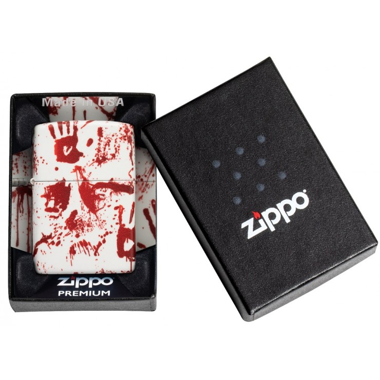 Zippo Lighter 49808 Bloody Hand Design